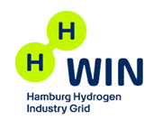 HHWin logo, with tagline "Hamburg Hydrogen Industry Grid"